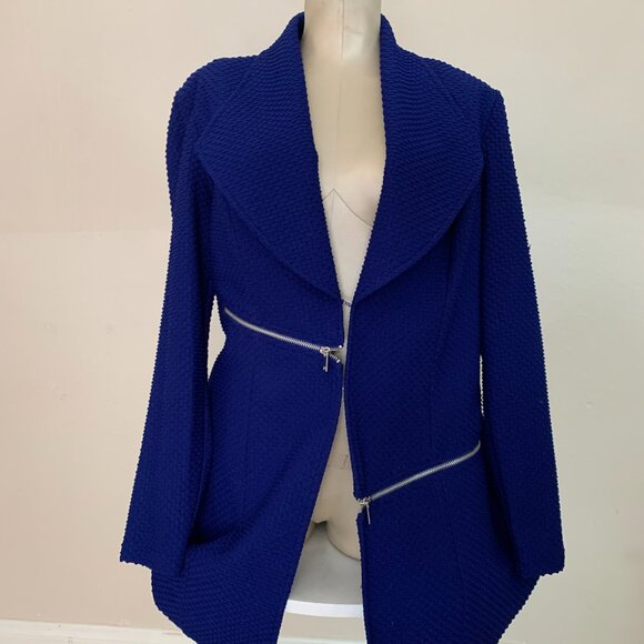 Peter Nygard Jacket Double Zipper - SIZE LARGE - Picture 1 of 6